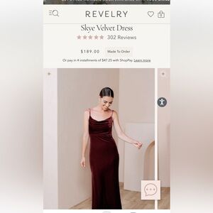 Skye revelry dress